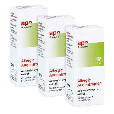 Allergie Augentropfen mit Helichrysumextrakt 3x10 ml von apo.com Group GmbH PZN 08102212