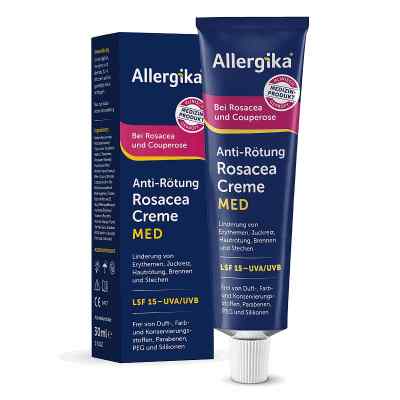 Allergika Anti-Rötung Rosacea Creme Med 30 ml von ALLERGIKA Pharma GmbH PZN 20109199