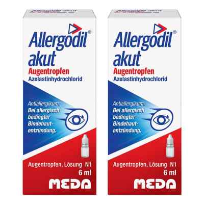 Allergodil Akut Augentropfen 2x6 ml von Cooper Consumer Health Deutschland GmbH PZN 08104574