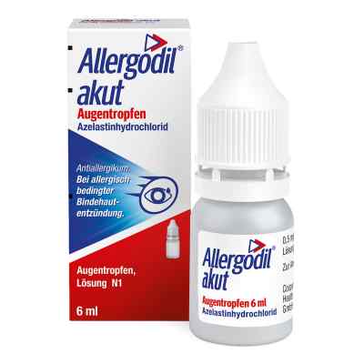 Allergodil akut Augentropfen: Bei Pollenallergie, Heuschnupfen