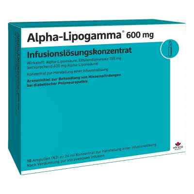 Alpha Lipogamma 600 mg Infusionslösungskonzentrat