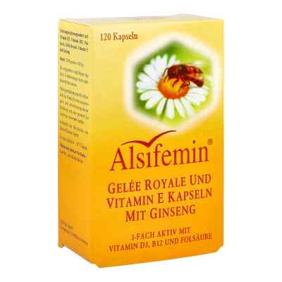 Alsifemin Gelee Royal+vit.e mit Ginseng Kapseln 120 stk von Alsitan GmbH PZN 02201292