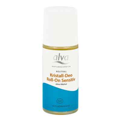 Alva Kristall Deo Roll on Sensitiv 50 ml von alva naturkosmetik GmbH & Co. KG PZN 04748652