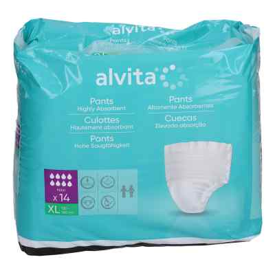 Alvita Inkontinenz Pants Maxi Xl 14 stk von Alliance Healthcare Deutschland GmbH PZN 17903255
