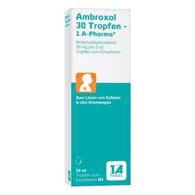Ambroxol 30 Tropfen-1A Pharma 50 ml von 1 A Pharma GmbH PZN 03202000