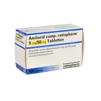 Amilorid comp.-ratiopharm 5mg/50mg 100 stk von ratiopharm GmbH PZN 03041175