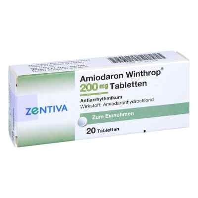 Amiodaron Winthrop 200 mg Tabletten 20 stk von Zentiva Pharma GmbH PZN 05380504