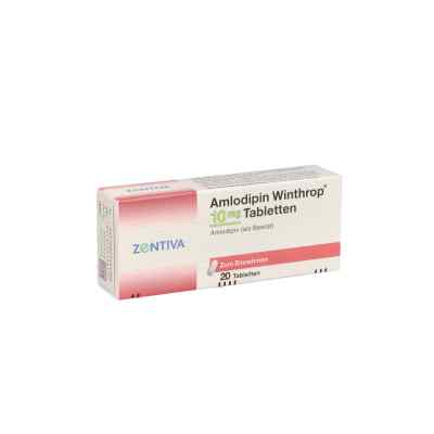 Amlodipin Winthrop 10mg 20 stk von Zentiva Pharma GmbH PZN 02146558