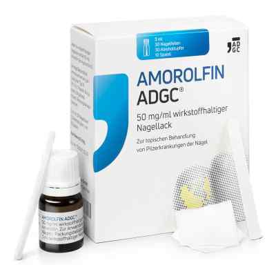 Amorolfin ADGC 50 mg/ml wirkstoffhaltiger Nagellack 3 ml von Zentiva Pharma GmbH PZN 18002643
