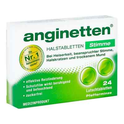 Anginetten Stimme Lutschtabletten 24 stk von MCM KLOSTERFRAU Vertr. GmbH PZN 11877002