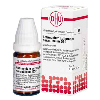 Antimonium Sulf. Aurant. D30 Globuli 10 g von DHU-Arzneimittel GmbH & Co. KG PZN 07594540