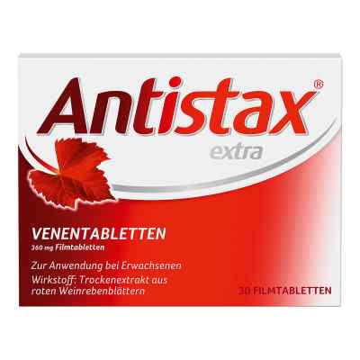 Antistax extra Venentabletten bei Venenleiden 30 stk von  PZN 00002312