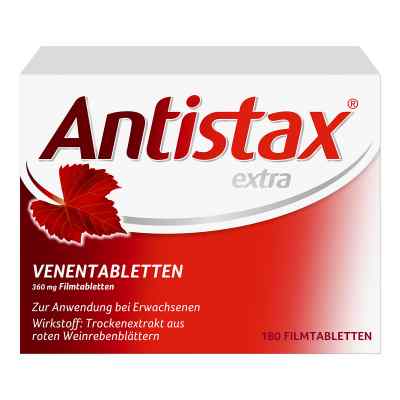 Antistax extra Venentabletten bei Venenleiden & Venenschwäche 180 stk von A. Nattermann & Cie GmbH PZN 16156023