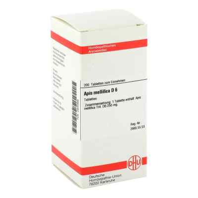 Apis Mellifica D6 Tabletten 200 stk von DHU-Arzneimittel GmbH & Co. KG PZN 02800986