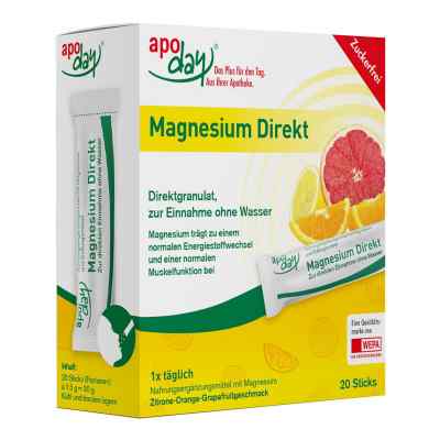 Apoday Magnesium Direkt Sticks 20X1.5 g von WEPA Apothekenbedarf GmbH & Co K PZN 16166300