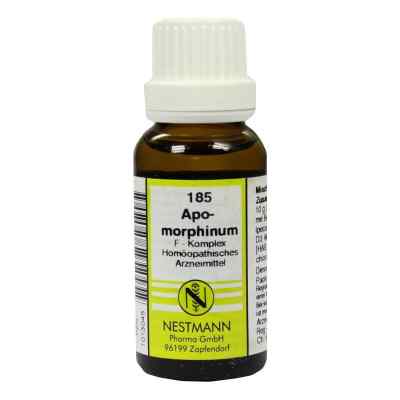 Apomorphinum F Komplex Nummer 185 Dilution 20 ml von NESTMANN Pharma GmbH PZN 01013045