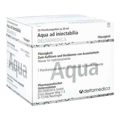 Aqua Ad Iniectabilia Plastik 20X20 ml von DELTAMEDICA GmbH PZN 06340493