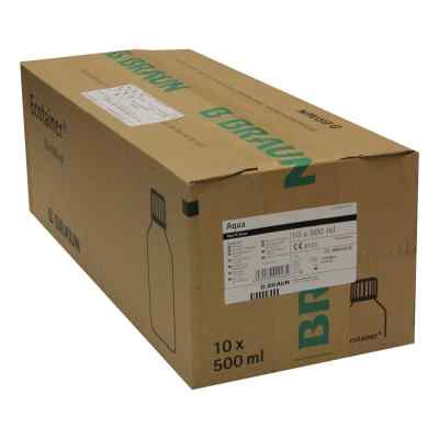 Aqua B.braun Spüllösung Kunststoff Flasche 10X500 ml von B. Braun Melsungen AG PZN 00088986