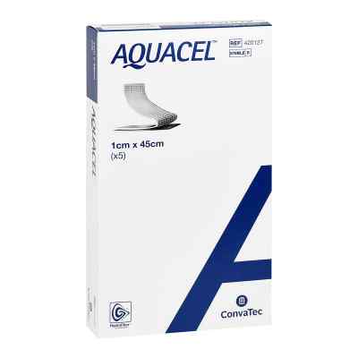 Aquacel 1x45 cm Tamponade mit Verstärkungsfasern 5 stk von ToRa Pharma GmbH PZN 14045414