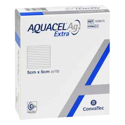 Aquacel Ag Extra 5x5 cm Kompressen 10 stk von 1001 Artikel Medical GmbH PZN 11159519