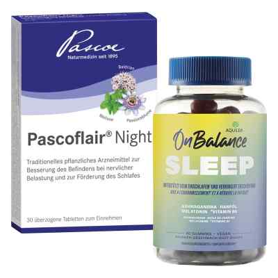 Aquilea Onbalance Sleep Gummies + Pascoflair Night Tabletten
