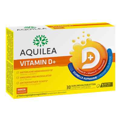 Aquilea Vitamin D+ Tabletten 30 stk von Sidroga Gesellschaft für Gesundh PZN 17443233