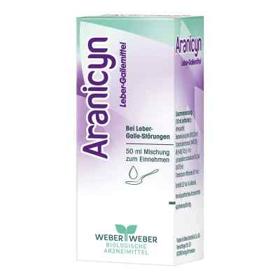 Aranicyn Leber Gallemittel Tropfen zum Einnehmen 50 ml von WEBER & WEBER GmbH & Co. KG PZN 02565166