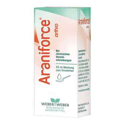 Araniforce arthro Tropfen zum Einnehmen 50 ml von WEBER & WEBER GmbH PZN 09466970