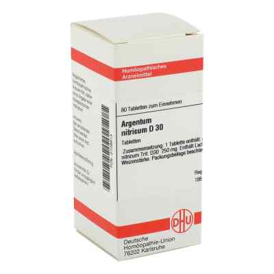 Argentum Nitricum D30 Tabletten 80 stk von DHU-Arzneimittel GmbH & Co. KG PZN 02109913