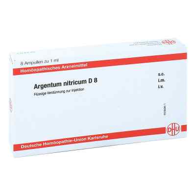Argentum Nitricum D8 Ampullen 8X1 ml von DHU-Arzneimittel GmbH & Co. KG PZN 11704098