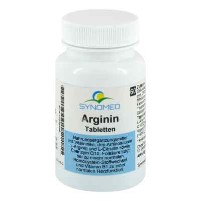 Arginin Tabletten 60 stk von Synomed GmbH PZN 11554664