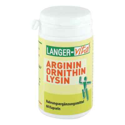 Arginin/ornithin 1000 Mg/tg Kapseln 60 stk von Langer vital GmbH PZN 09202107
