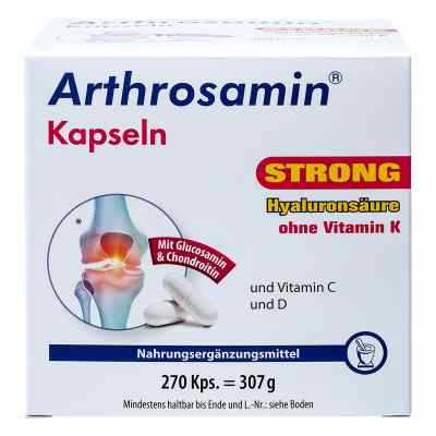 Arthrosamin strong ohne Vitamin K Kapseln 270 stk von Pharma Peter GmbH PZN 13513534
