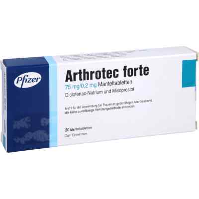 Arthrotec forte Manteltabletten 20 stk von kohlpharma GmbH PZN 14448862