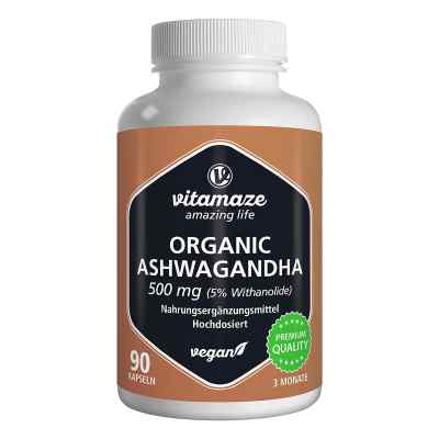 Ashwagandha Extrakt 500 mg Kapseln Vegan