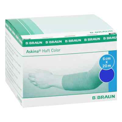 Askina Haftbinde Color 6cmx20m blau 1 stk von B. Braun Melsungen AG PZN 07343453