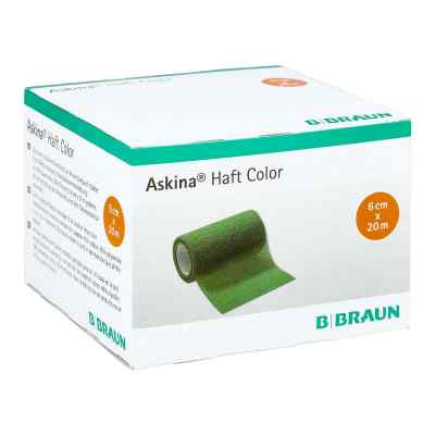 Askina Haftbinde Color 6cmx20m grün 1 stk von B. Braun Melsungen AG PZN 08752923