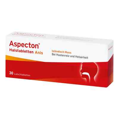 Aspecton Halstabletten Lutschtabletten 30 stk von HERMES Arzneimittel GmbH PZN 03953189