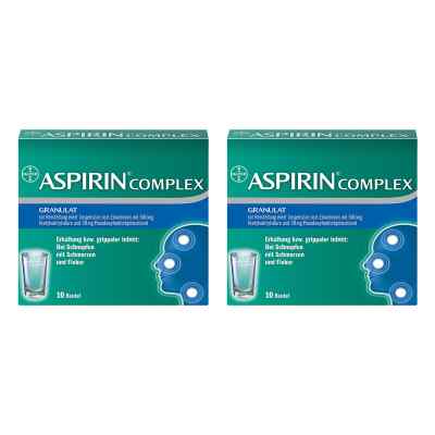 ASPIRIN COMPLEX 2x10 stk von PZN 08100580