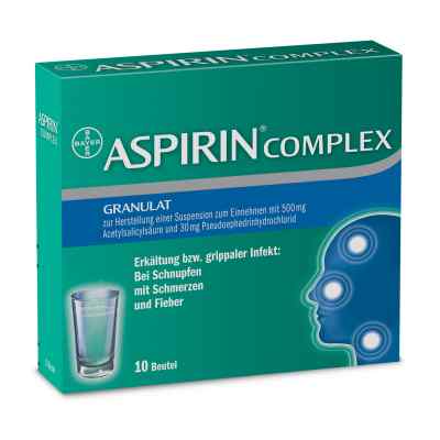 ASPIRIN COMPLEX Granulat 10 stk von Bayer Vital GmbH PZN 03227112