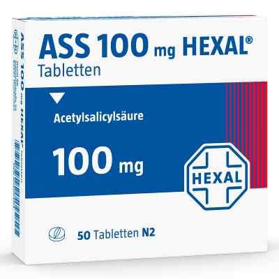ASS 100 mg HEXAL® Tabletten 50 stk von Hexal AG PZN 07402204