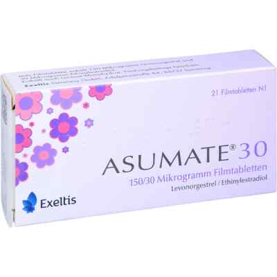 Asumate 30 0,15 mg/0,03 mg Filmtabletten 1X21 stk von Exeltis Germany GmbH PZN 09315449