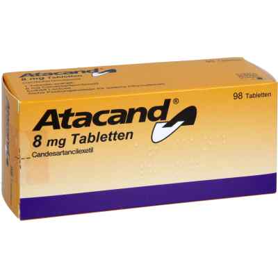 Atacand 8 Mg Tabletten 98 stk von Originalis B.V. PZN 18800439