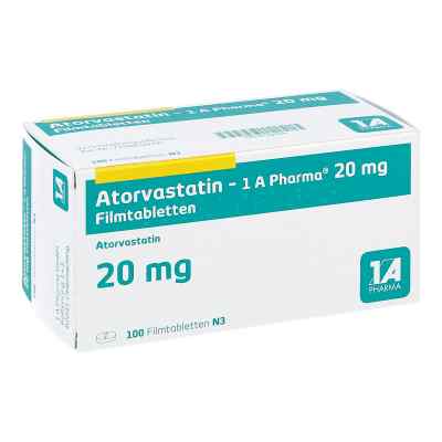 Atorvastatin-1A Pharma 20mg 100 stk von 1 A Pharma GmbH PZN 07752909