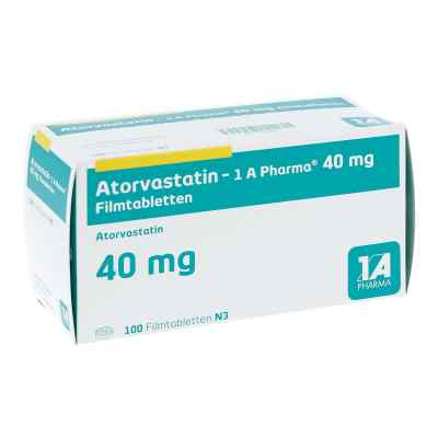 Atorvastatin-1A Pharma 40mg 100 stk von 1 A Pharma GmbH PZN 07752967