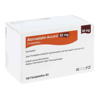 Atorvastatin Accord 80 mg Filmtabletten 100 stk von Accord Healthcare GmbH PZN 13980767