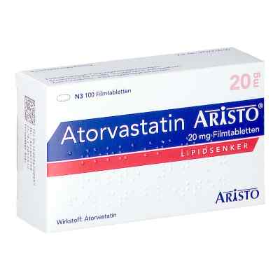 Atorvastatin Aristo 20 mg Filmtabletten 100 stk von Aristo Pharma GmbH PZN 09670009