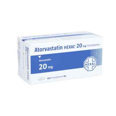 Atorvastatin Hexal 20mg 100 stk von Hexal AG PZN 09122615