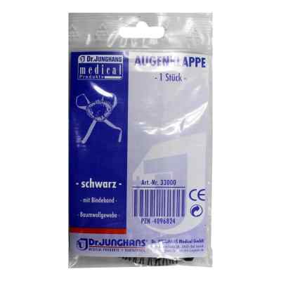 Augenklappe mit Bindeband schwarz 33000 1 stk von Dr. Junghans Medical GmbH PZN 04096824