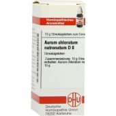 Aurum Chloratum Natronatum D8 Globuli 10 g von DHU-Arzneimittel GmbH & Co. KG PZN 07454856